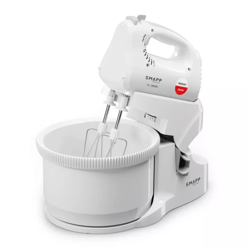 SMAPP Hand Mixer with 2 Bowls 451.66 White