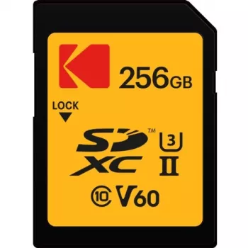 Kodak SDXC 256GB UHS-II U3 V60 Ultra Pro Memory Card