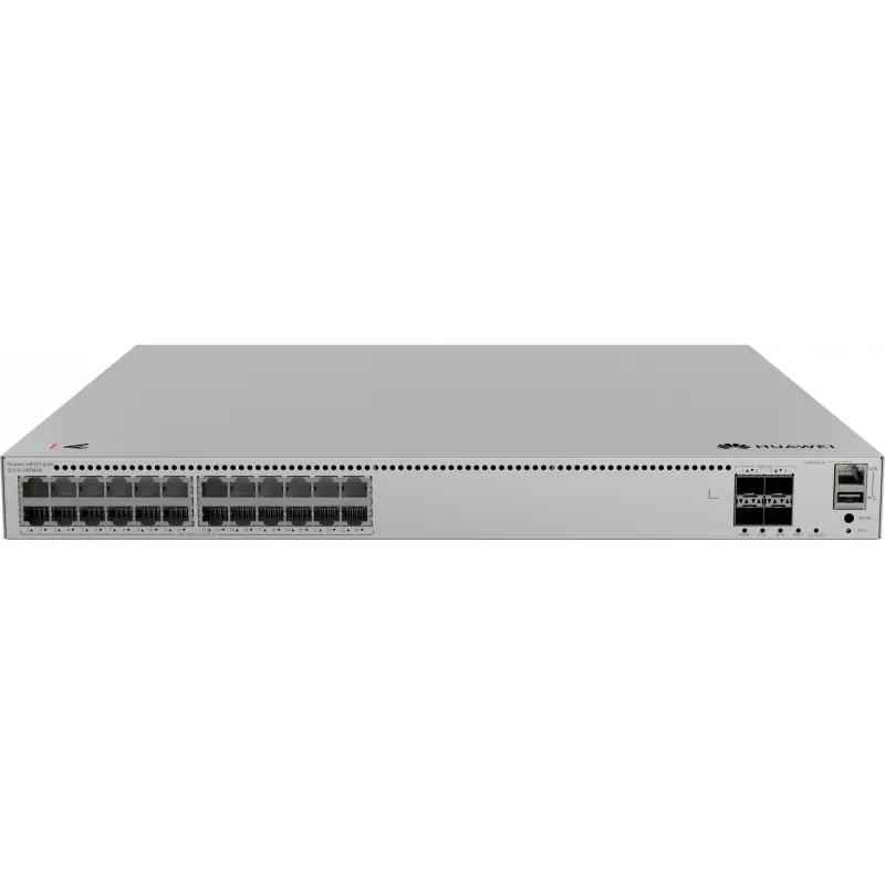 Huawei eKitEngine S310-24PN4X Managed L2+ PoE+ Switch - 24x 2.5G PoE+ Ports + 4x 10G SFP+ Uplinks, 400W PoE Budget, Rack-Mountable