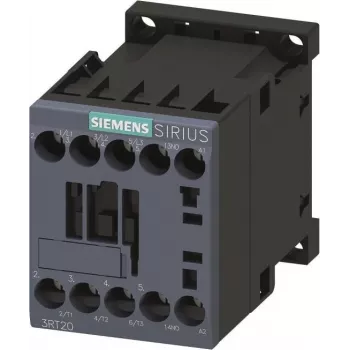 Siemens SIRIUS 3RT20 Power Contactor, 3-Pole, AC-3, 4 kW, 230 V AC, 1 NO Auxiliary Contact, Screw Terminals