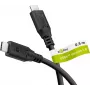 WENTRONIC Goobay USB-C Cable USB4 240W 20 Gbit/s Power Delivery 0.5 m Black (74186)