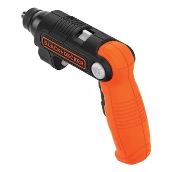 Black & Decker BDCSFL20C-QW 3.6V Cordless Screwdriver with Flashlight, Black/Orange
