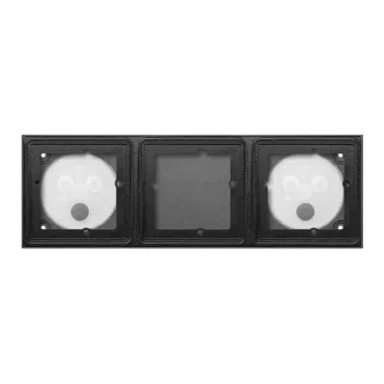 GIRA 551300 Flush-Mounted Housing 3-Gang System 106 Black
