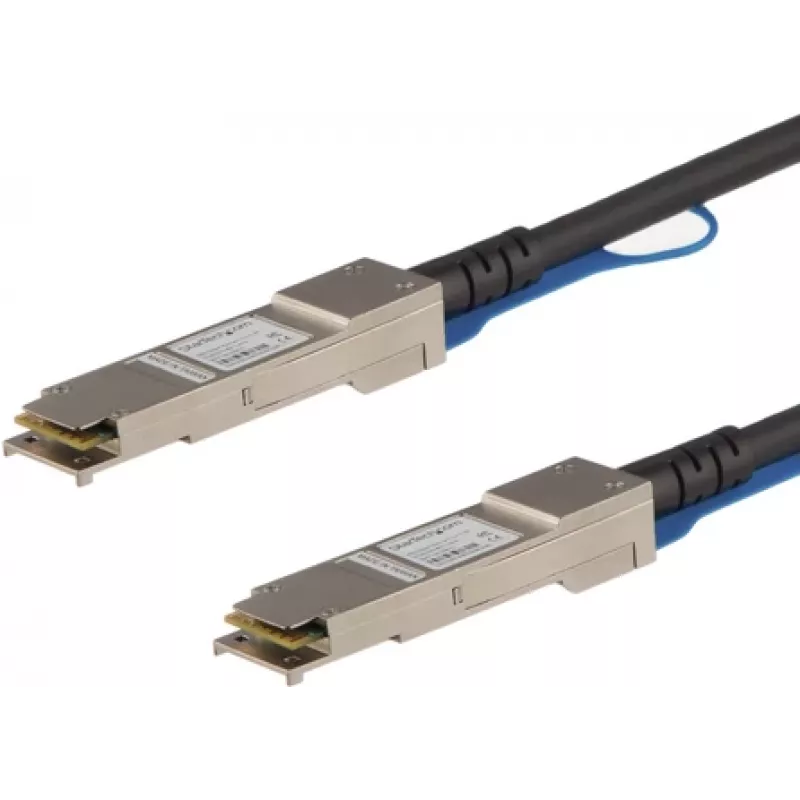 StarTech.com 3m QSFP-H40G-CU3M Compatible QSFP+ Direct Attach Copper Cable - 40G QSFP+ Passive Twinax Cable - SFF-8436 - Black