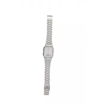 Casio AQ230A-7BMQ Collection Unisex Retro Analog-Digital Watch, Silver