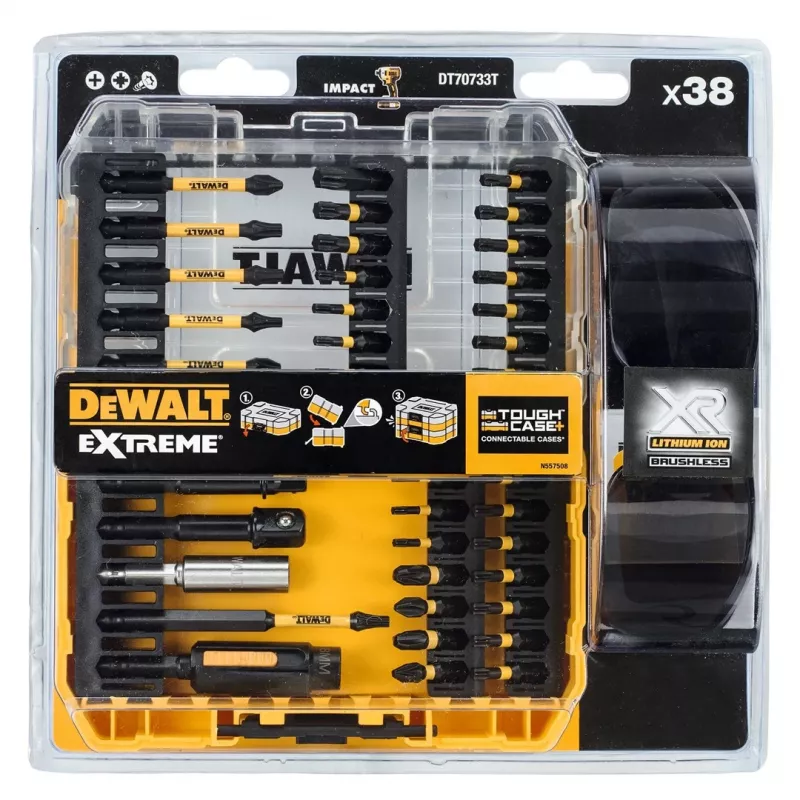 DEWALT DT70733T-QZ 38-Piece Screwdriver Bit Set with Magnetic Bit Holder
