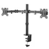 Maclean MC-884 Single Monitor Desk Mount for 17-32 inch Screens, Black, Gas Spring, USB 3.0