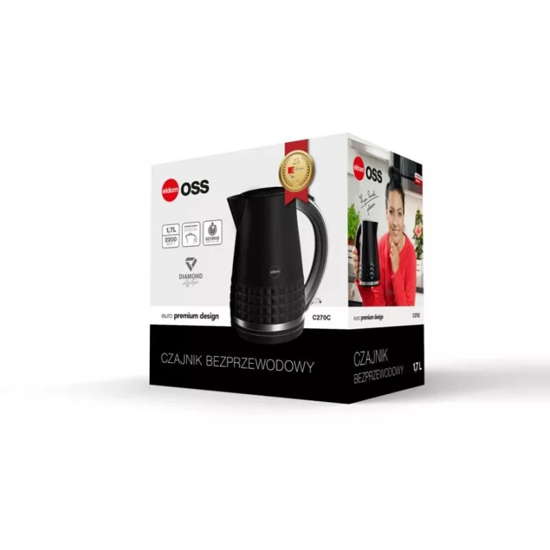 ELDOM C270C OSS Electric Kettle 1.7 L 2150 W Black