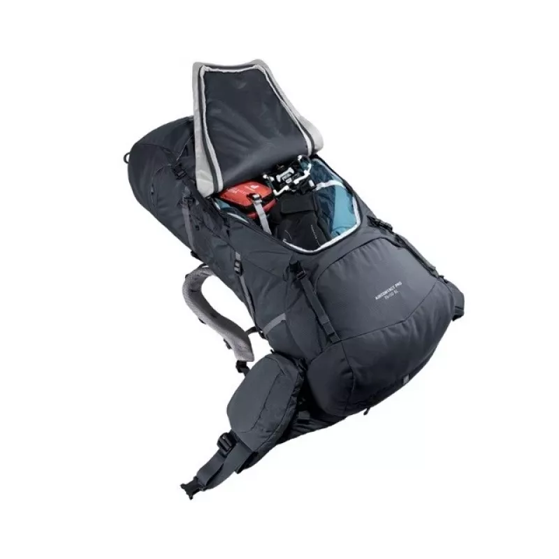Deuter Aircontact Pro 85+10 Hiking Backpack Black