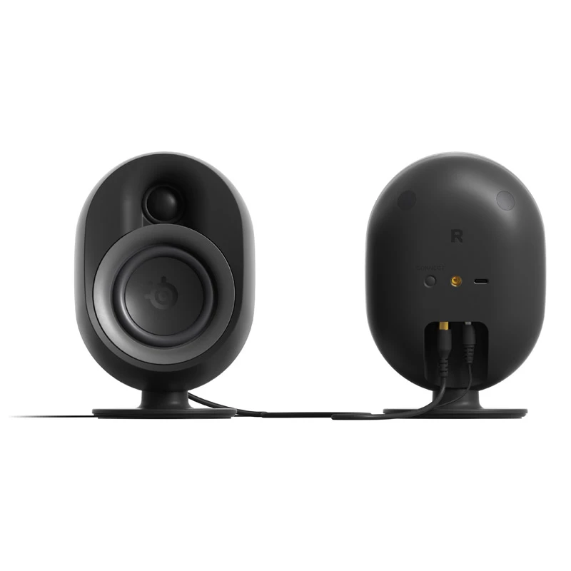 SteelSeries Arena 9 5.1 Channel Speaker System with Wireless Subwoofer, Bluetooth 5.0, RGB Lighting, Black