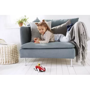 BRIO RC Rennwagen with Remote Control, Red/White