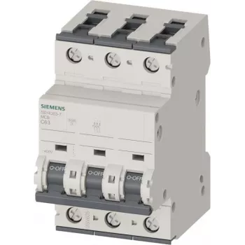 Siemens SENTRON 5SY4363-7 Miniature Circuit Breaker MCB 3-Pole C 63A 10kA