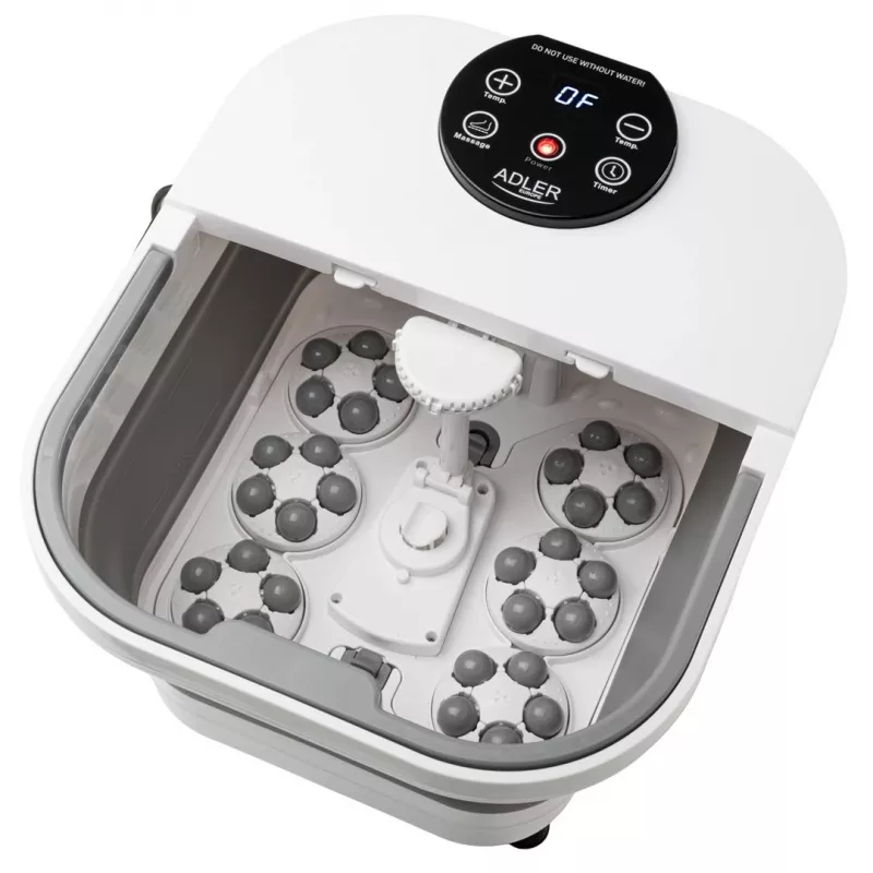 ADLER AD 2182 Foot Hydromassager with Bubble, Vibration, Infrared, and Rollers