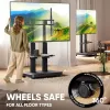 ONKRON TS2811E-B Mobile TV Stand for 50-120 inch Screens, Black