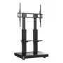 ONKRON TS2811E-B Mobile TV Stand for 50-120 inch Screens, Black