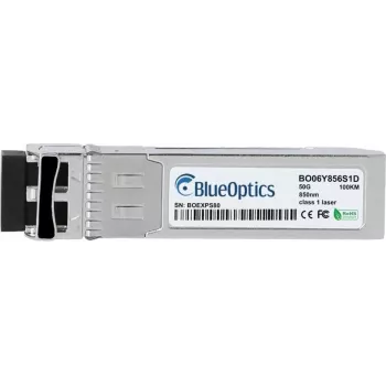 BlueOptics SFP-50G-SL Compatible SFP56 Transceiver, LC Duplex, 50GBASE-SR, Multimode Fiber, 850nm, 100m, 0-70°C, DDM