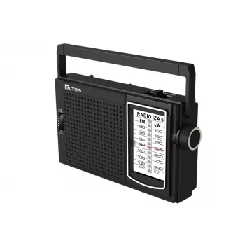 ELTRA Radio IZA-5 Black Portable FM Radio with AM LW Bands, AUX-in, Battery/Mains Power
