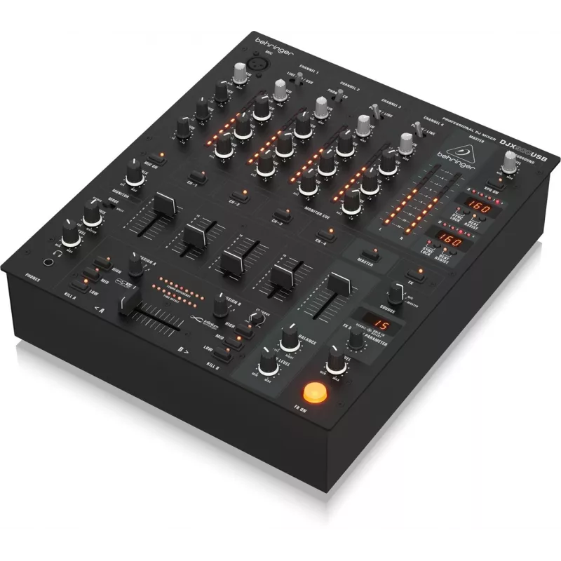 Behringer DJX900USB Professional 5-Channel DJ Mixer with INFINIUM Contact-Free VCA Crossfader, Advanced Digital Effects and USB/Audio Interface