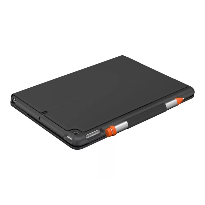 Logitech Slim Folio Keyboard Case for iPad 10.2-inch (7th, 8th, 9th Gen) - Graphite - QWERTY UK English