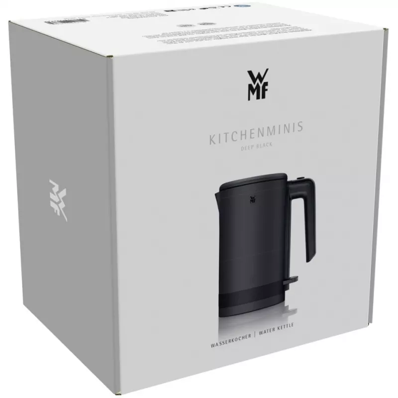 WMF KÜCHENminis Electric Kettle 0.8 L, 1800 W, Stainless Steel, Black