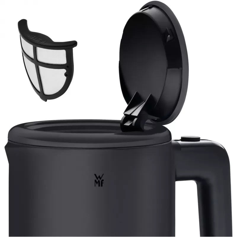 WMF KÜCHENminis Electric Kettle 0.8 L, 1800 W, Stainless Steel, Black