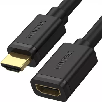 UNITEK HDMI Extension Cable 3m HDMI 2.0 Male to Female 4K 60Hz Black