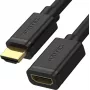 UNITEK HDMI Extension Cable 3m HDMI 2.0 Male to Female 4K 60Hz Black
