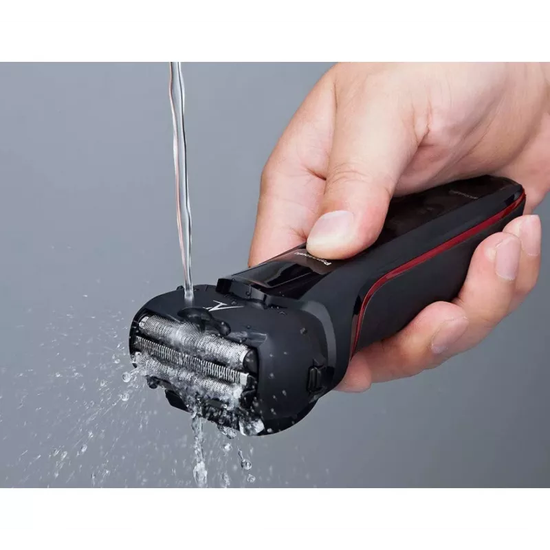 Panasonic ES-LL41-K503 Wet & Dry Electric Shaver, 3-Blade Foil, Lithium-Ion, 50 min Runtime, Black