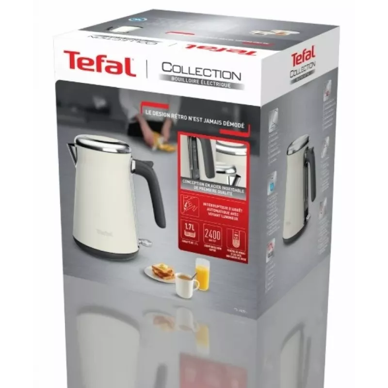 Tefal Loft Collection KI666AE0 Electric Kettle 1.7 L 2400 W Ivory