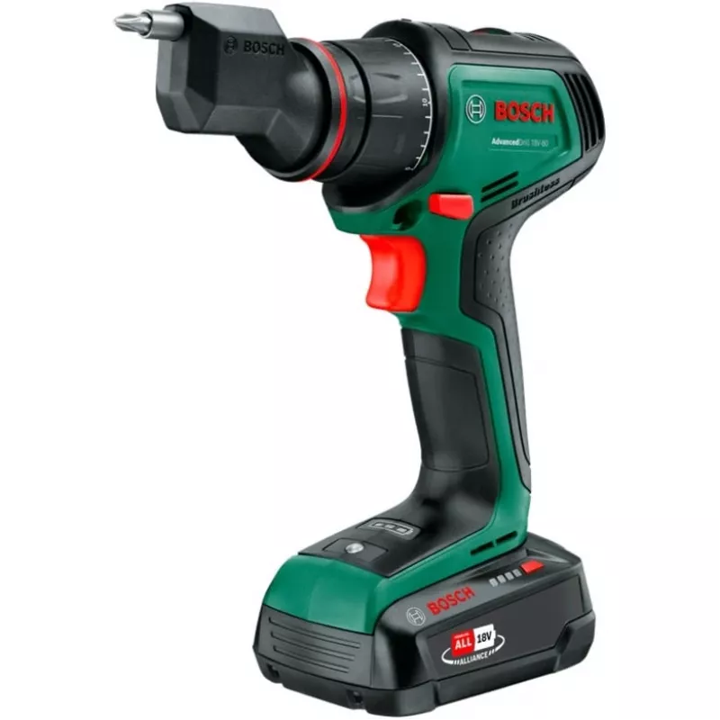 Bosch Home and Garden AdvancedDrill 18V-80 QuickSnap Cordless Drill Driver 18.0 V (06039E2004)