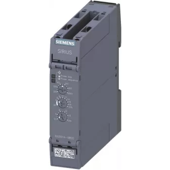 Siemens 3UG5514-1BR20 Analog Monitoring Relay for Phase Failure, Phase Sequence, Asymmetry, Undervoltage, Overvoltage, 160-690 V AC, 2 CO Contacts, DIN Rail Mount
