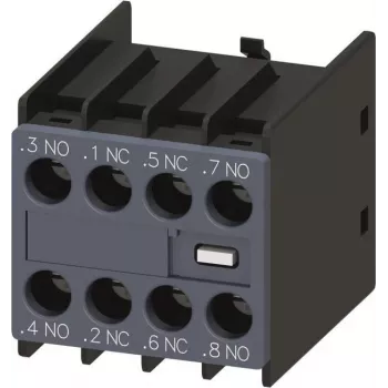 Siemens SIRIUS 3RH29 Auxiliary Contact Block 2NO+2NC Screw Terminals Front Mounting (3RH2911-1FB22)