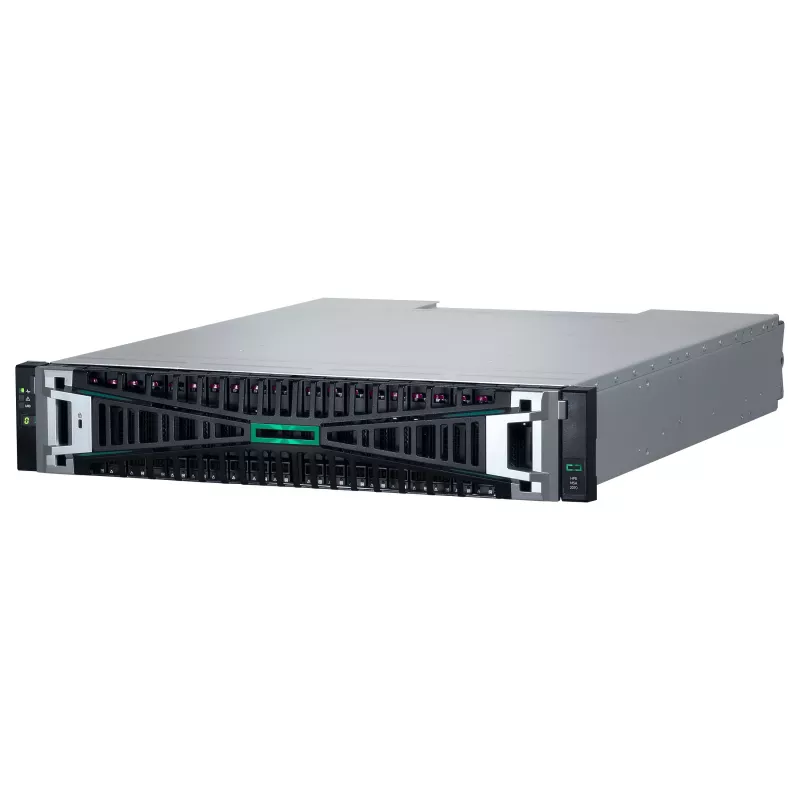 HPE MSA 2070 SFF 2x10/25GbE iSCSI 4-port Controller 12x1.92TB SSD 4x25Gb iSCSI XCVR 23TB Storage Array