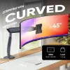 ONKRON G95-G Desk Mount for 17-45 inch Monitors, Graphite