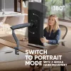 ONKRON G95-G Desk Mount for 17-45 inch Monitors, Graphite