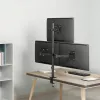 LOGILINK Triple Monitor Mount for 17-27 inch Screens, 10 kg per Arm, Black