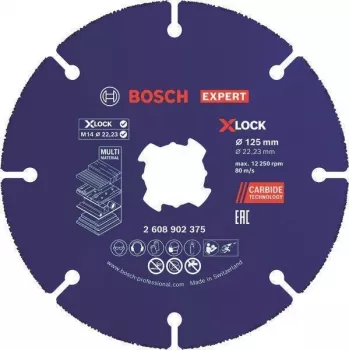 Bosch EXPERT Multi Material 2608902375 Carbide Cutting Disc 125x1.6x22.23mm, 1 Piece