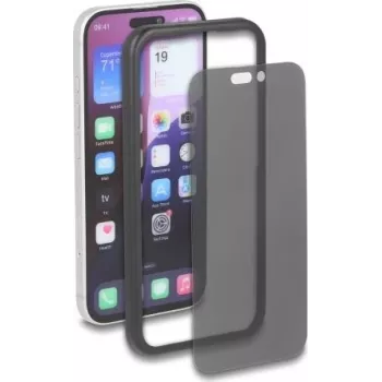 Delock Tempered Glass Privacy Screen Protector for Apple iPhone 17, Anti-Spy 2-Way, with Installation Aid (81649)