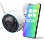 EZVIZ H3 3K 5MP Outdoor Bullet IP Camera with Night Vision, Wi-Fi, White