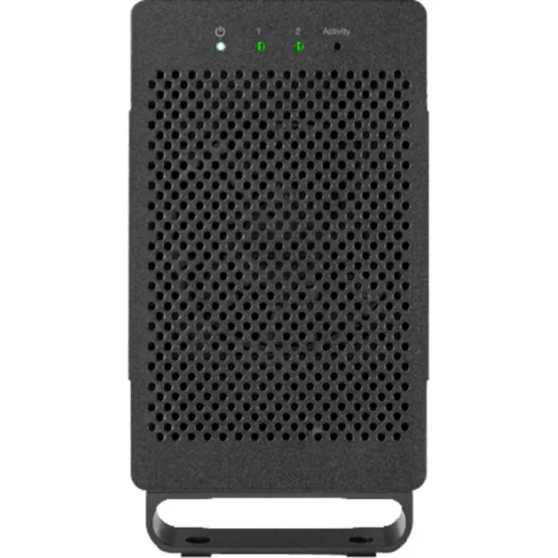 OWC Mercury Elite Pro Dual - External RAID Enclosure - 2-Bay - 2.5/3.5 inch - SATA I/II/III - USB 3.1 Gen 1 & eSATA - Aluminum - Black