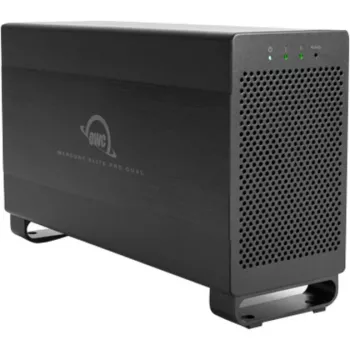 OWC Mercury Elite Pro Dual - External RAID Enclosure - 2-Bay - 2.5/3.5 inch - SATA I/II/III - USB 3.1 Gen 1 & eSATA - Aluminum - Black