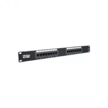 TRENDnet Patch Panel - CAT 6 - 48 Ports - 2U Rack-Mount - Unshielded - Black