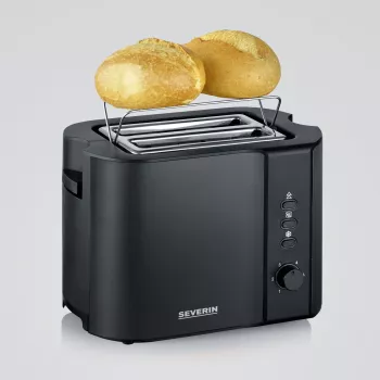 Severin AT 9552 Toaster 2 Slice Black 800 W