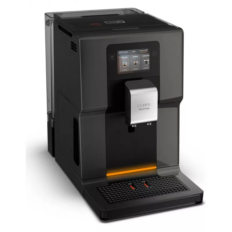 KRUPS Intuition Preference EA872B10 Fully Automatic Coffee Machine with Cappuccino Maker, 15 Bar, Black