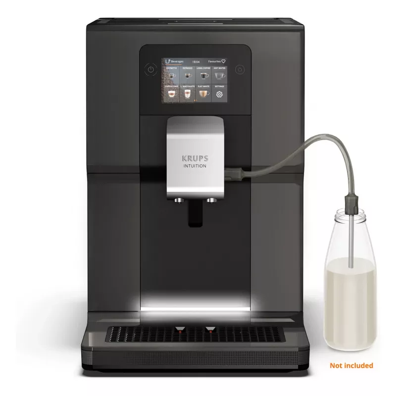 KRUPS Intuition Preference EA872B10 Fully Automatic Coffee Machine with Cappuccino Maker, 15 Bar, Black