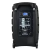 V-TONE BQ12 GO MP3 Active 8 inch Battery-Powered Speaker with Wireless Microphone and Remote Control, Black