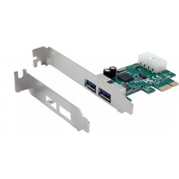 EXSYS EX-11042 PCIe USB 3.2 Gen 1 Card with 2 Ports NEC Chipset