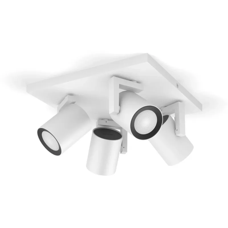 Philips Hue White and Color Ambiance Argenta 4-Spot Ceiling Spotlight White 4x4.2W