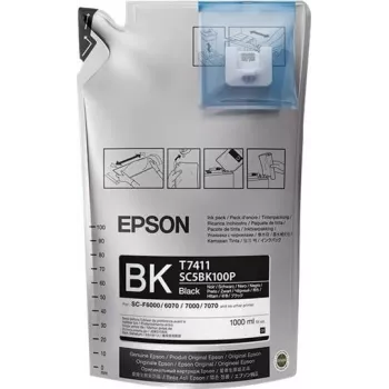 EPSON UltraChrome DS Black T741100 Ink Pack (1L x 6) - Original Dye-Sublimation Ink