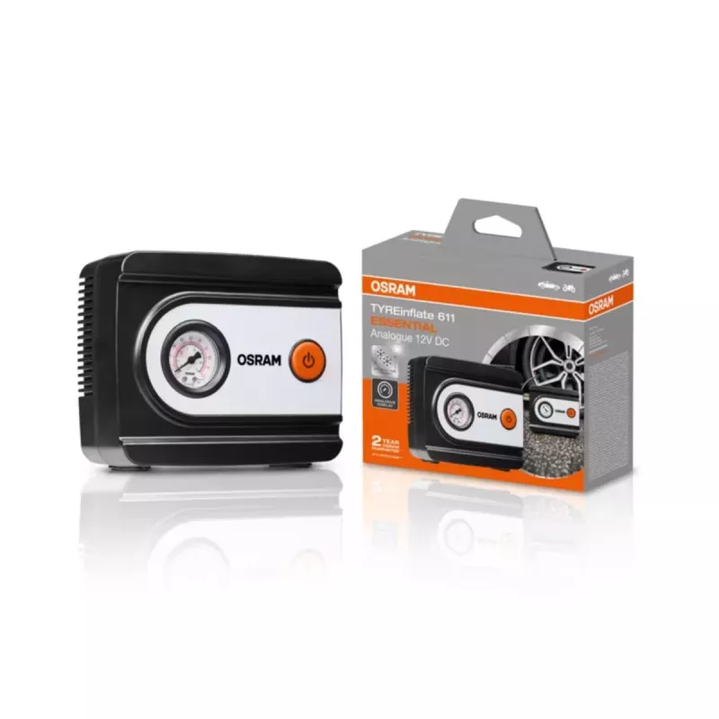 OSRAM TyreInflate 611 Essential 12V Car Tyre Inflator
